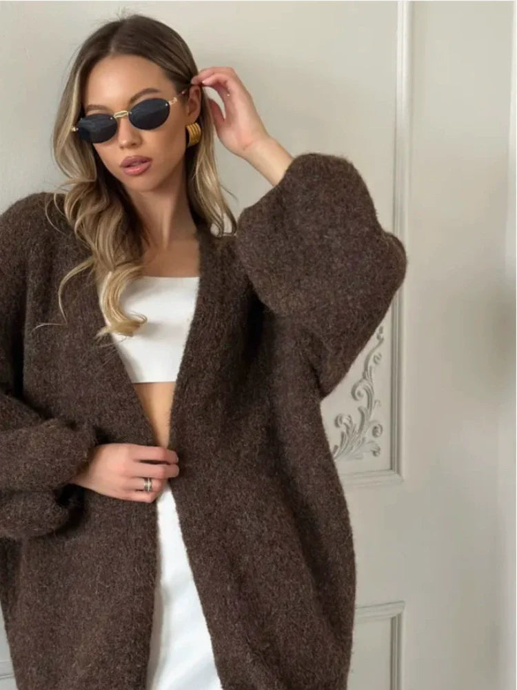 Women's Causal Knit Cardigan Coat