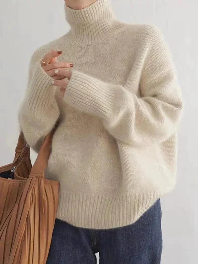 Oversized Turtleneck Sweater
